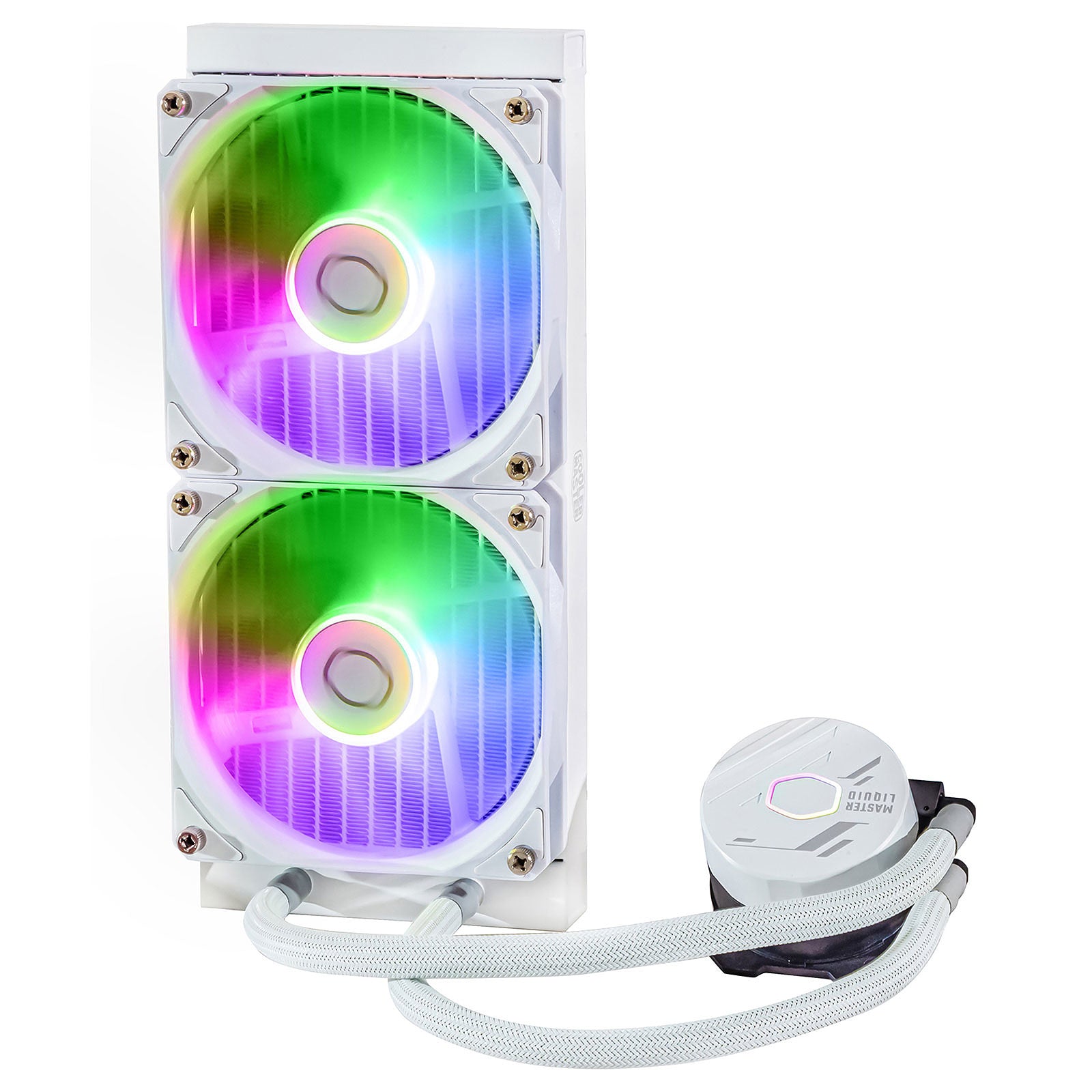 Watercooling AIO Cooler Master MasterLiquid L Core RGB - 240mm (Blanc) Watercooling AIO Cooler Master MasterLiquid L Core RGB - 240mm (Blanc)